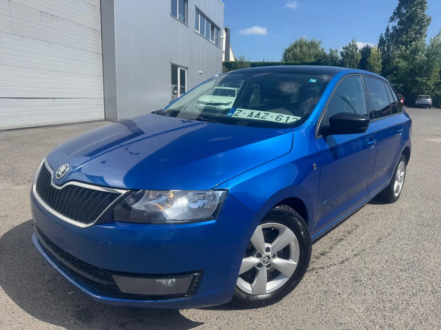 Skoda Rapid/Spaceback Rapid Spaceback 1.6 TDI Active Bleu - 1