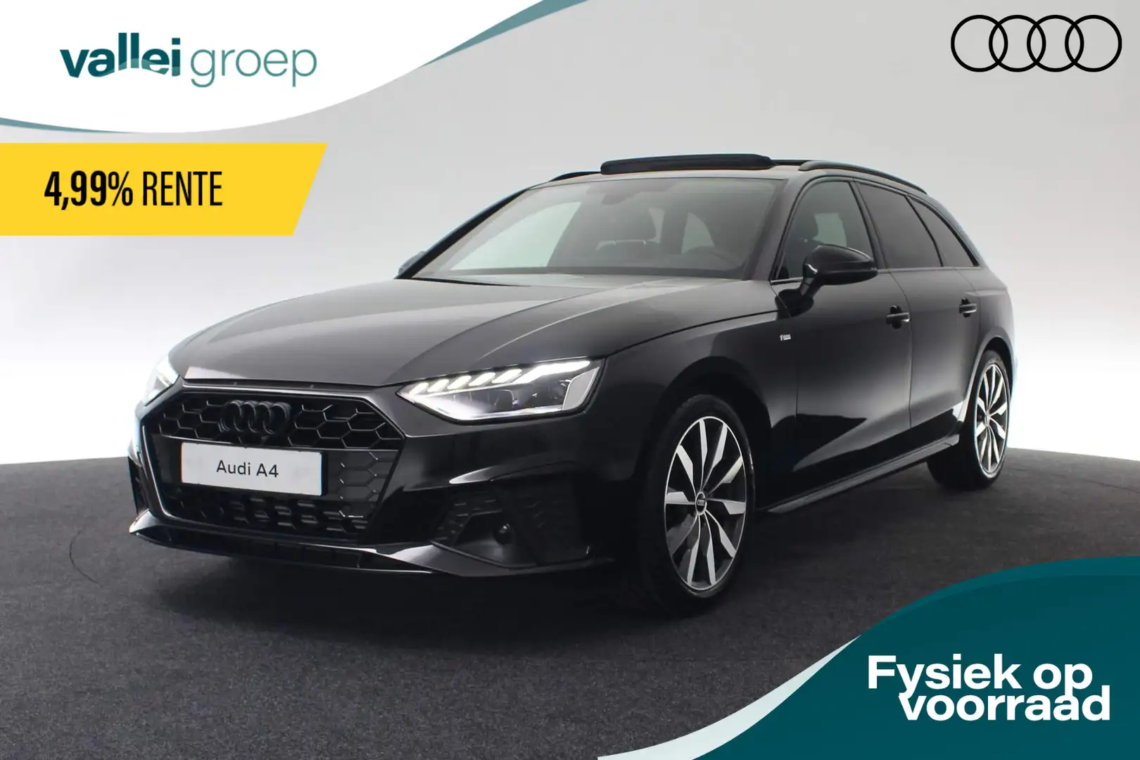 Audi A4 Avant 35 TFSI 150PK S-tronic S edition Competition Zwart - 1