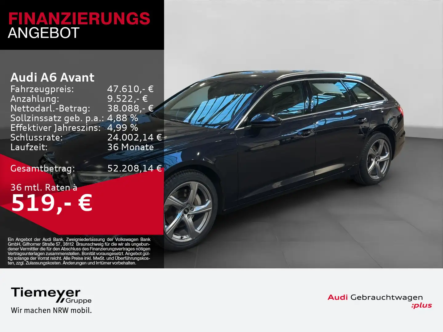 Audi A6 45 TFSI ADVANCED LM19 MATRIX MEMORY KAM Blau - 1