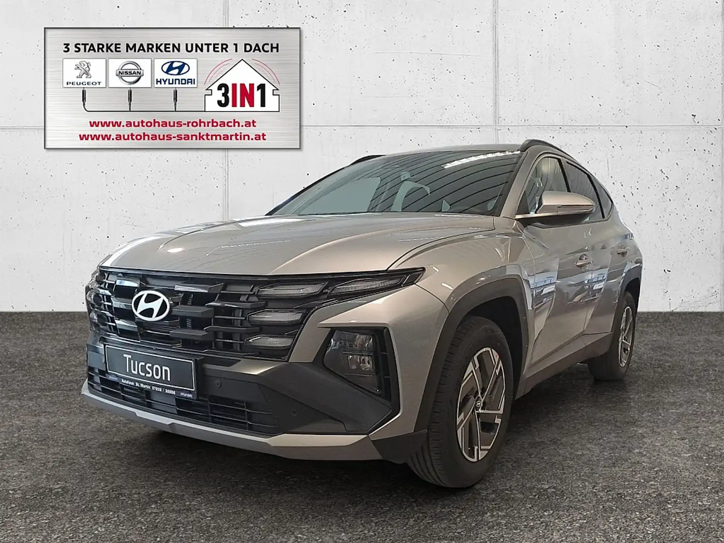 Hyundai TUCSON Tucson 1,6 T-GDI 48V 2WD Jubilé Silber - 1
