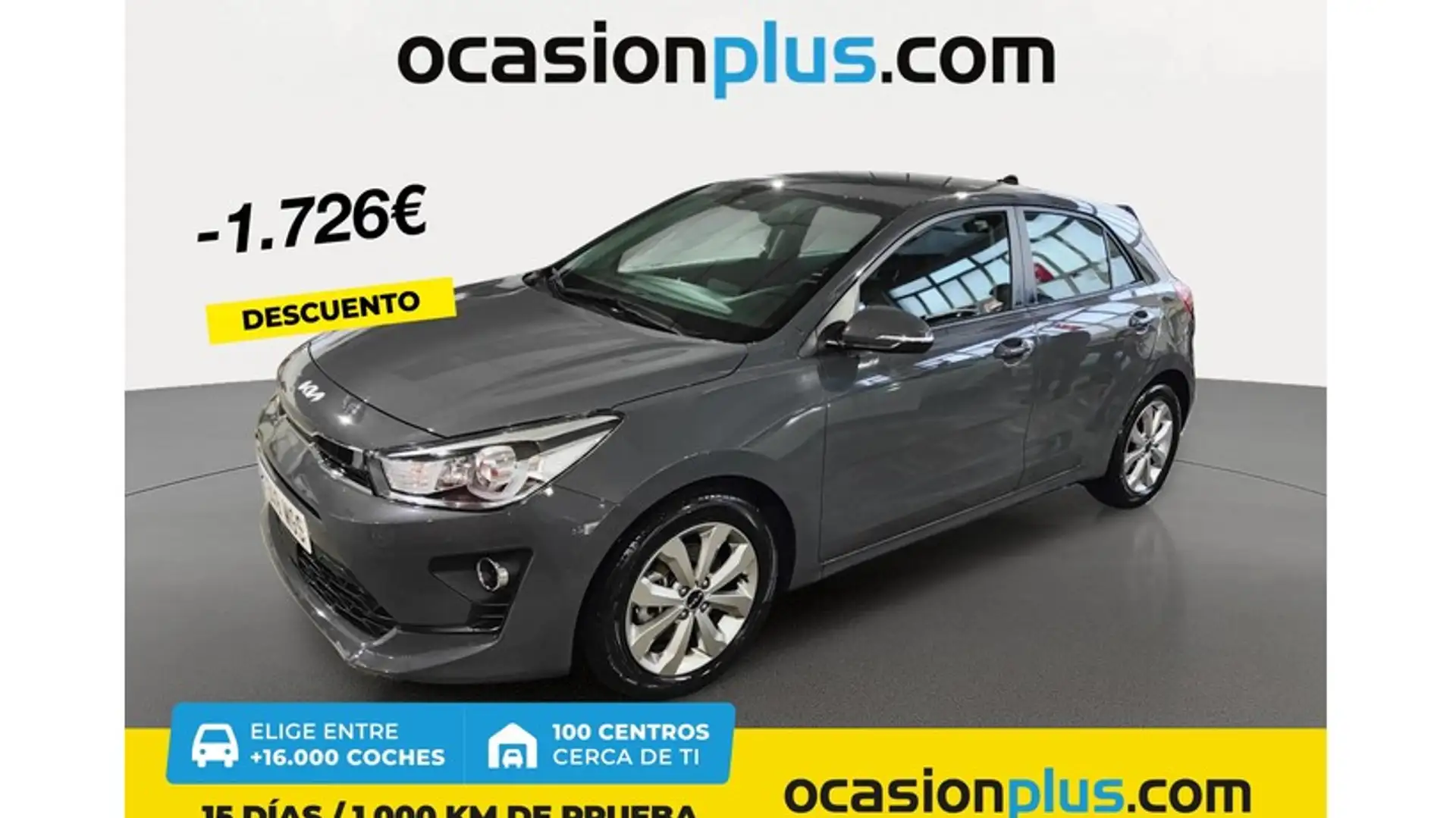 Kia Rio 1.0 T-GDi MHEV iMT Drive 100 Gris - 1