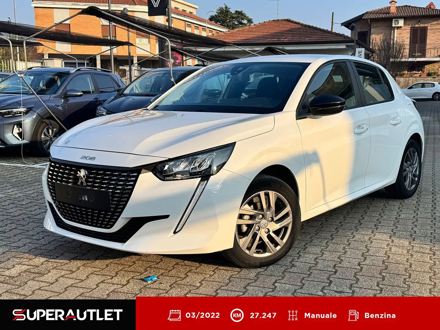 Peugeot 208 5 Porte 1.2 PureTech 75cv Active Pack S&S Wit - 1