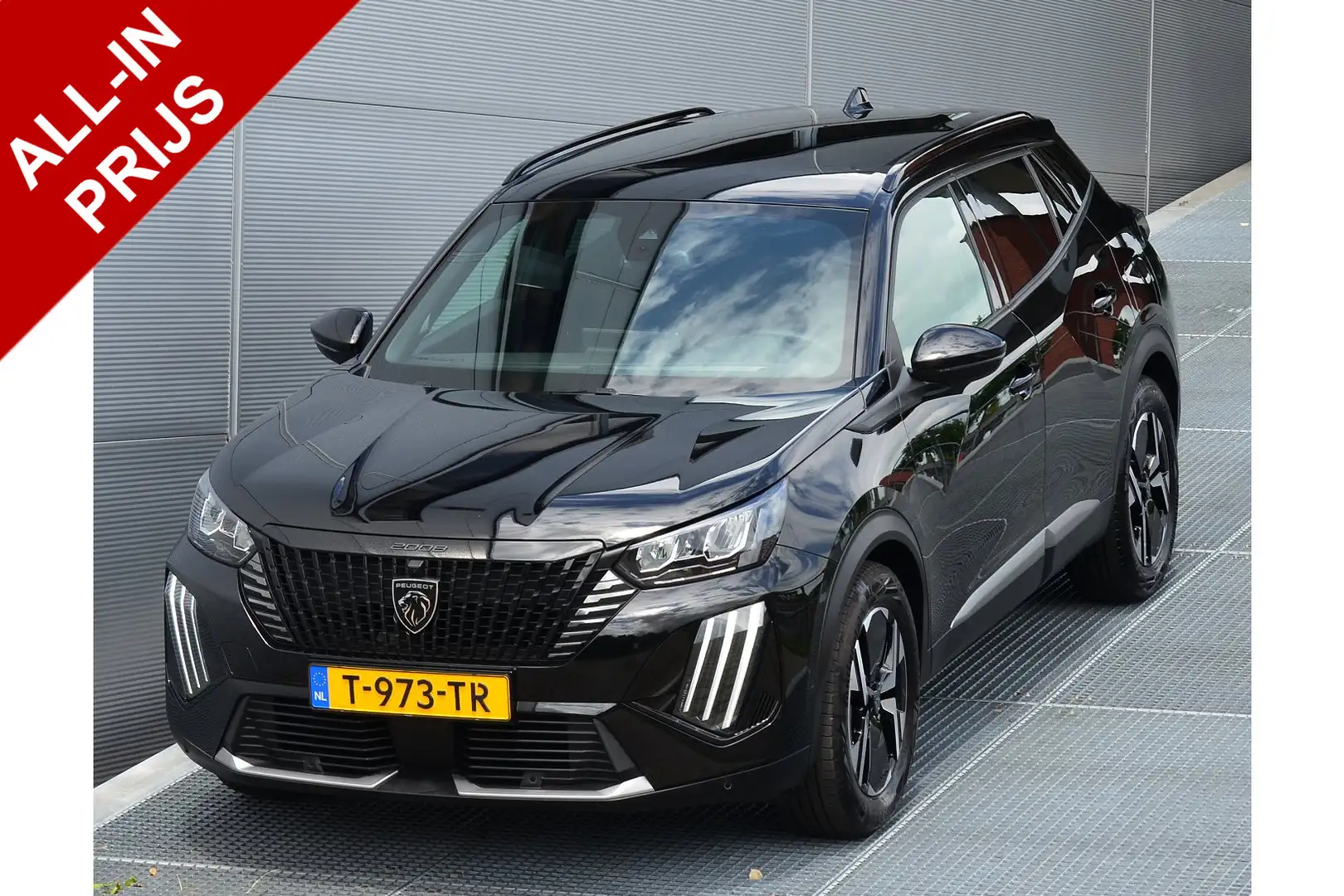 Peugeot 2008 1.2 PURETECH 100 ALLURE | HOGE ZIT | TREKHAAK | DO Zwart - 1
