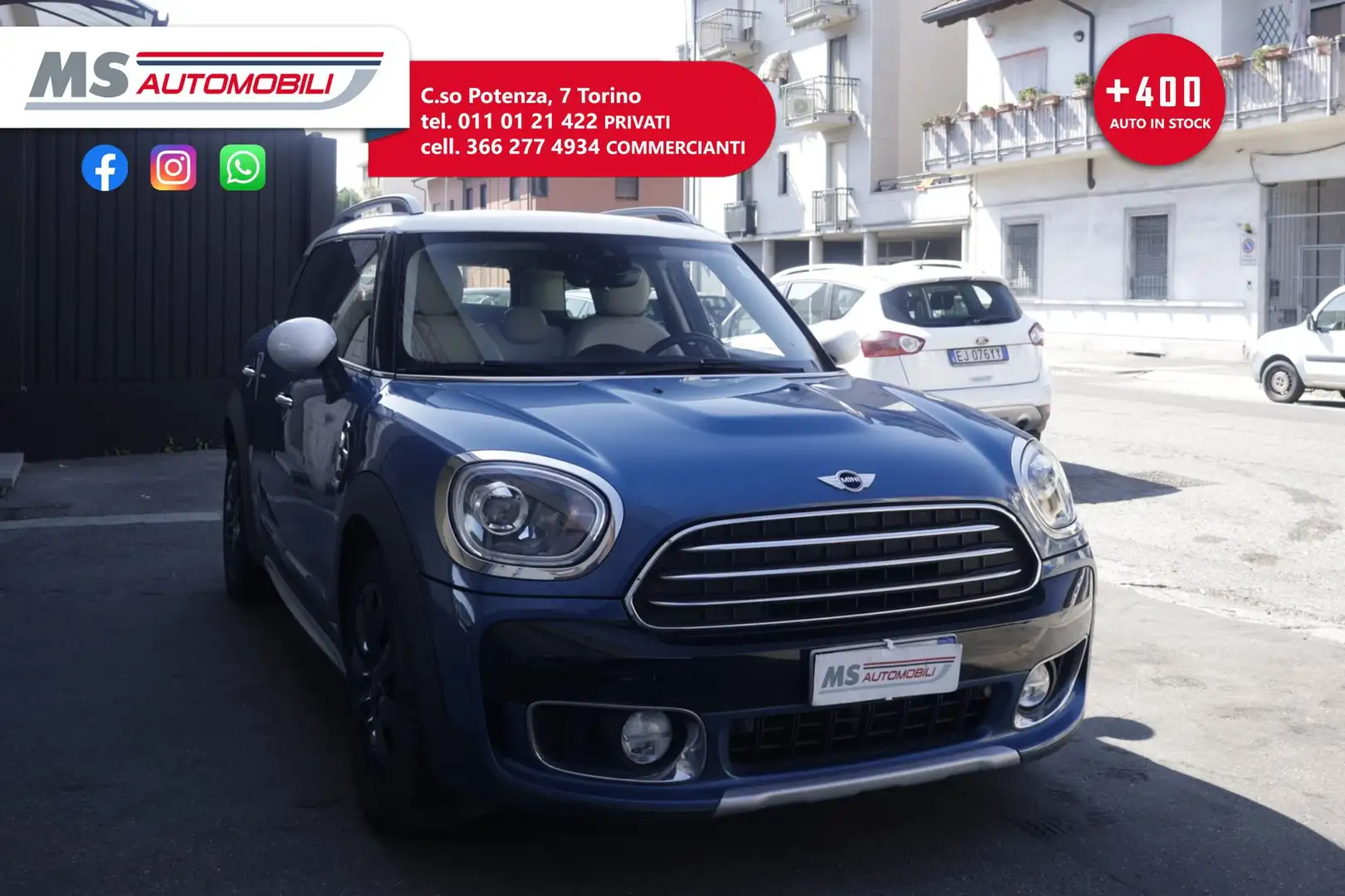 MINI Cooper D Countryman MINI Mini Countryman F60 Mini 2.0 Cooper D Countr Bleu - 1