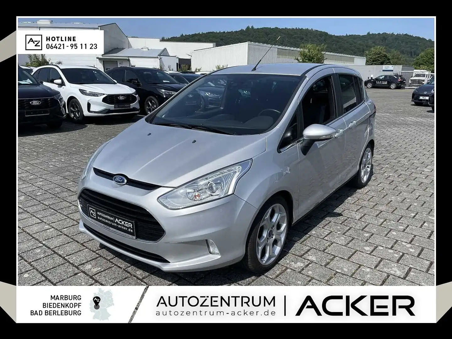 Ford B-Max 1.0 EcoBoost Titanium PDC/Sitzhzg. Silber - 1