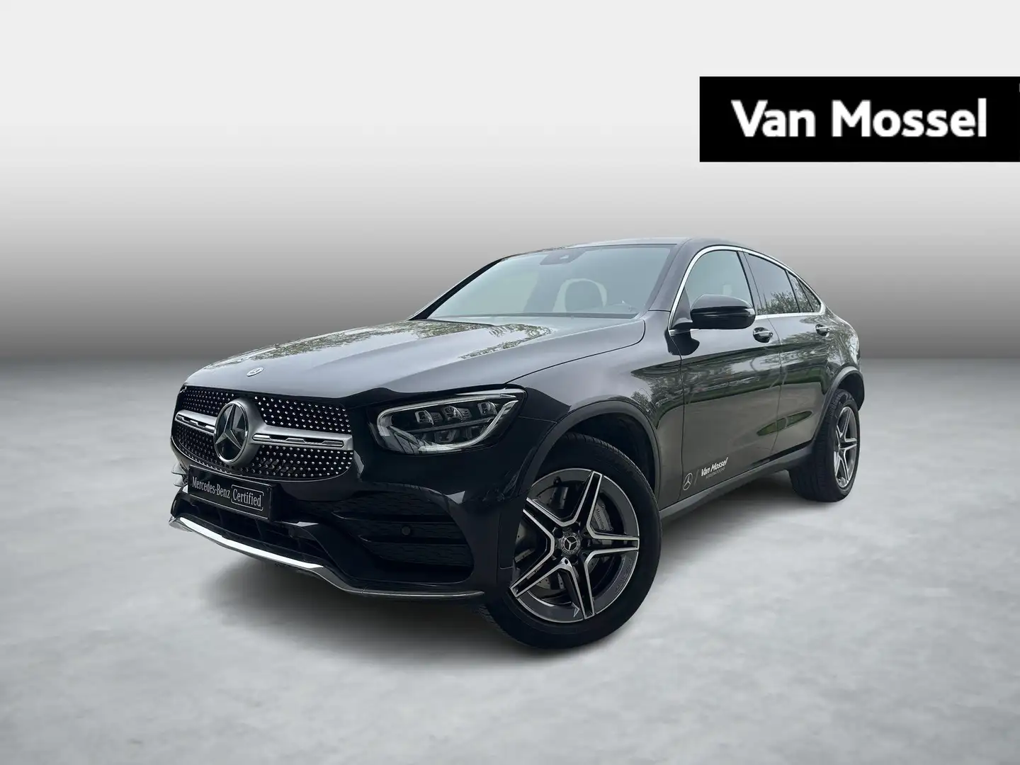 Mercedes-Benz GLC 300 de 4MATIC Coupé + AMG LINE + LEDER + TREKHAAK + CA Grijs - 1