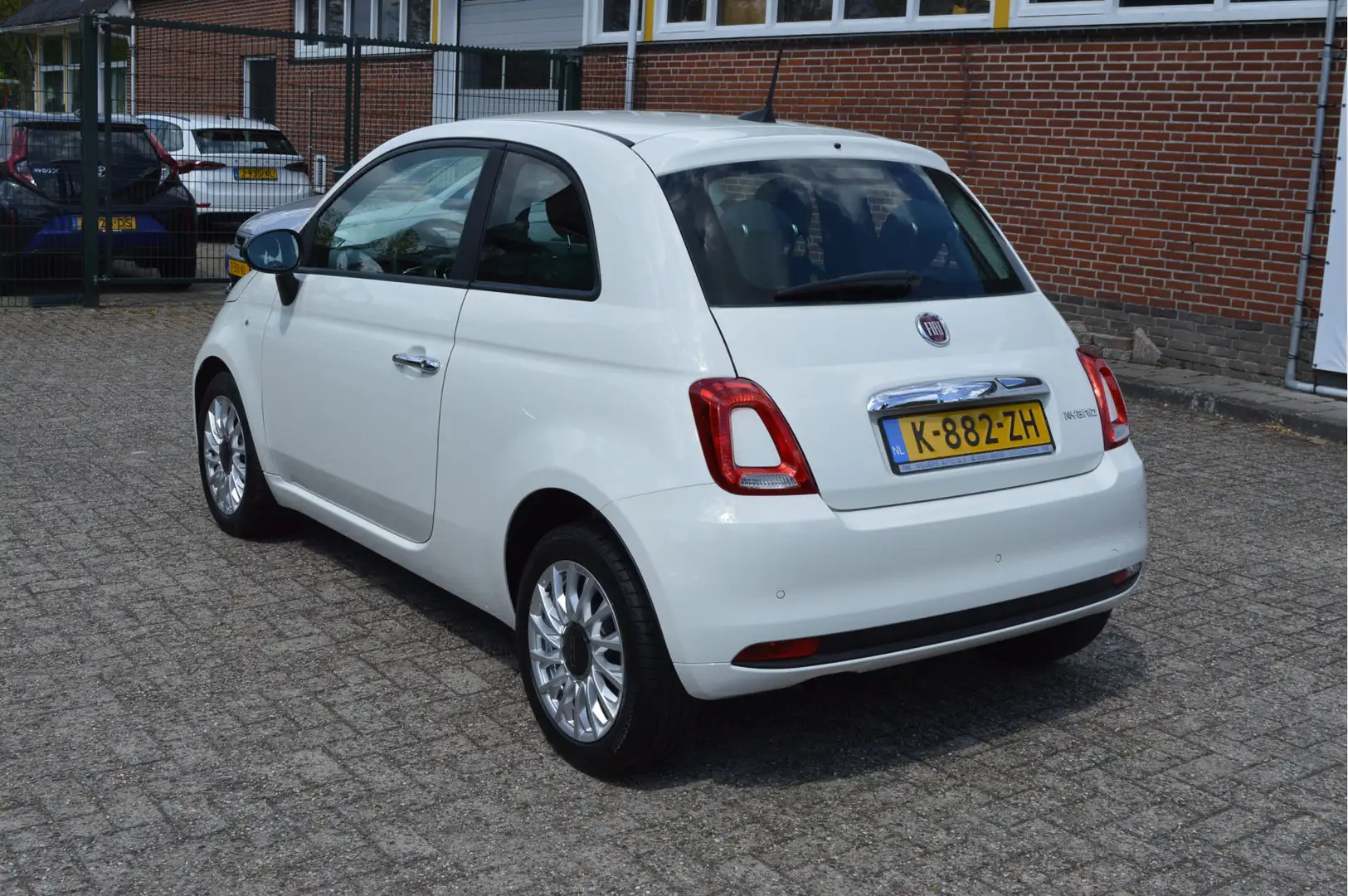 Fiat 500 1.0 Hybrid Cult Nap / Navi / Airco / Lmv. / Dab Bianco - 2