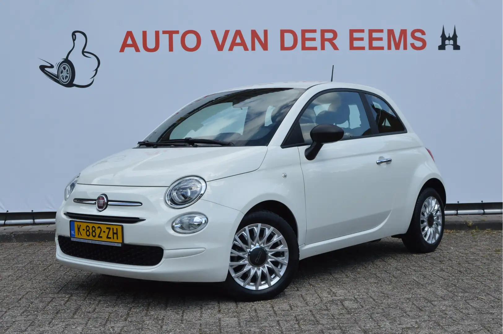 Fiat 500 1.0 Hybrid Cult Nap / Navi / Airco / Lmv. / Dab Bianco - 1