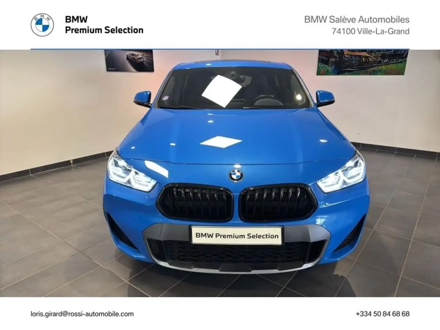 BMW X2 sDrive20iA 178ch M Sport X DKG7 Bleu - 2