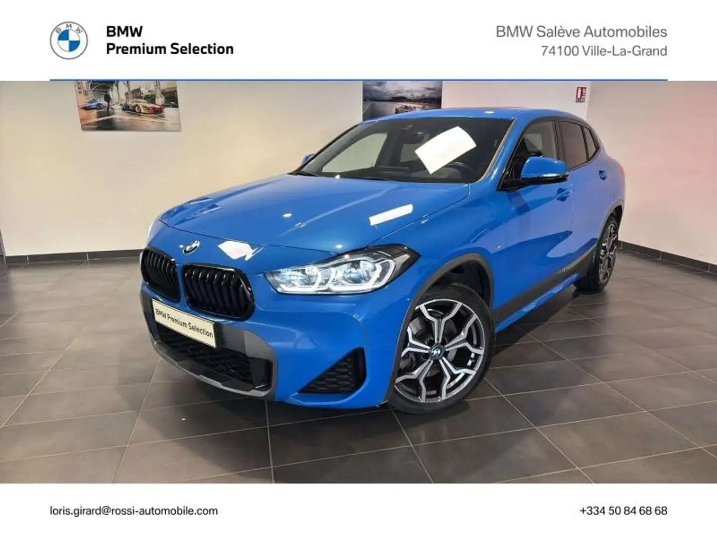 BMW X2 sDrive20iA 178ch M Sport X DKG7 Bleu - 1