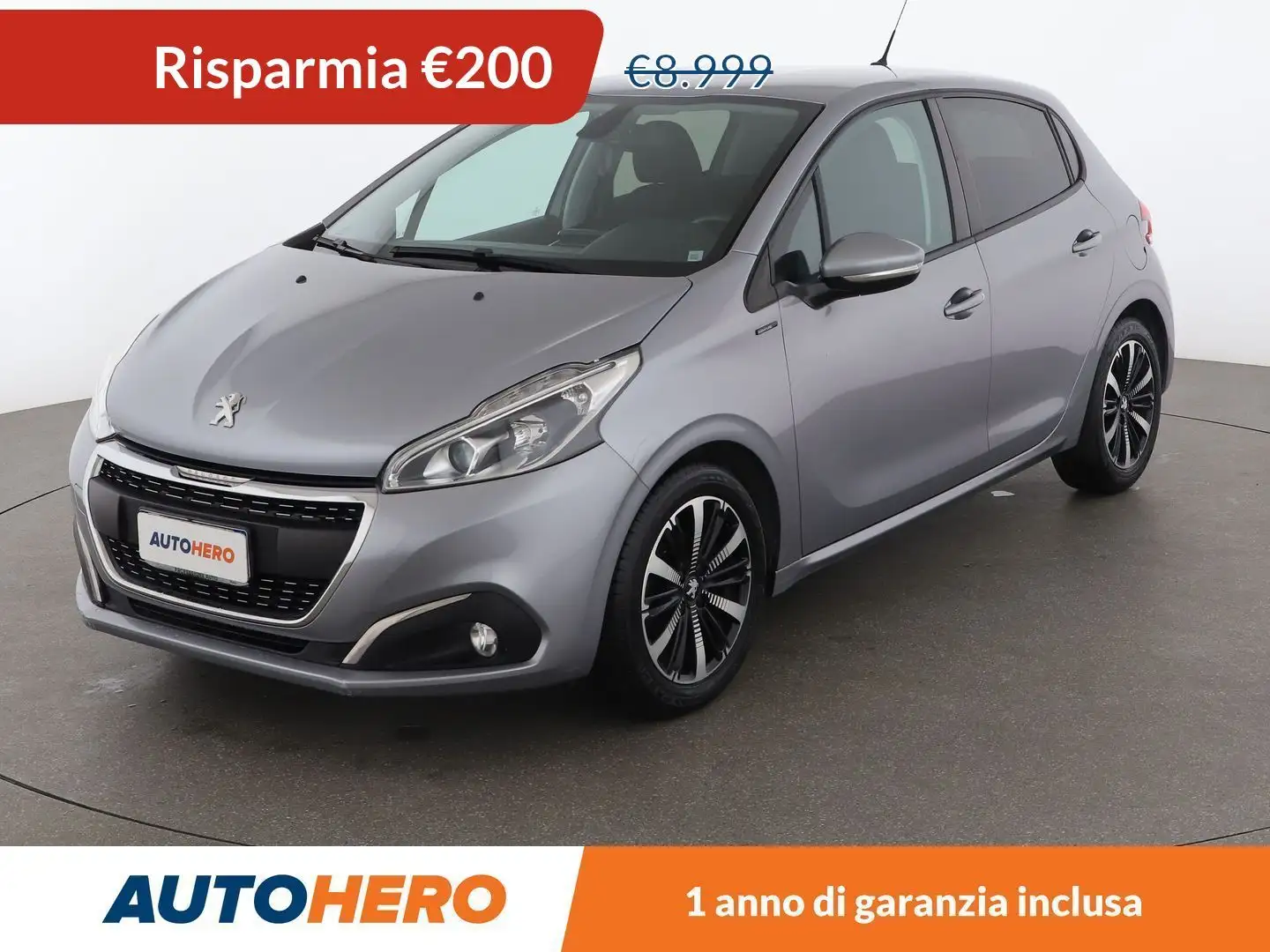 Peugeot 208 1.2 PureTech Signature 82 CV Серый - 1