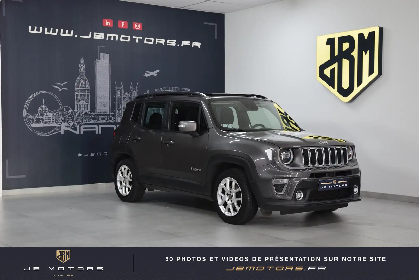 Jeep Renegade 1.0 GSE T3 120 ch BVM6 Limited Gris - 1