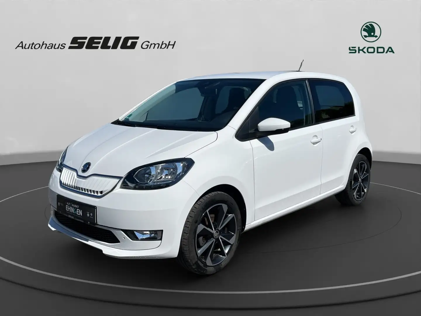 Skoda Citigo E iV Style, Alu, Sunset, CCS, ... Weiß - 1
