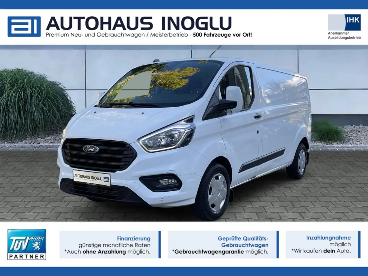 Ford Transit Custom 2.0 TDCi 320 L2*Navi*Kamera*F Shz* Weiß - 1