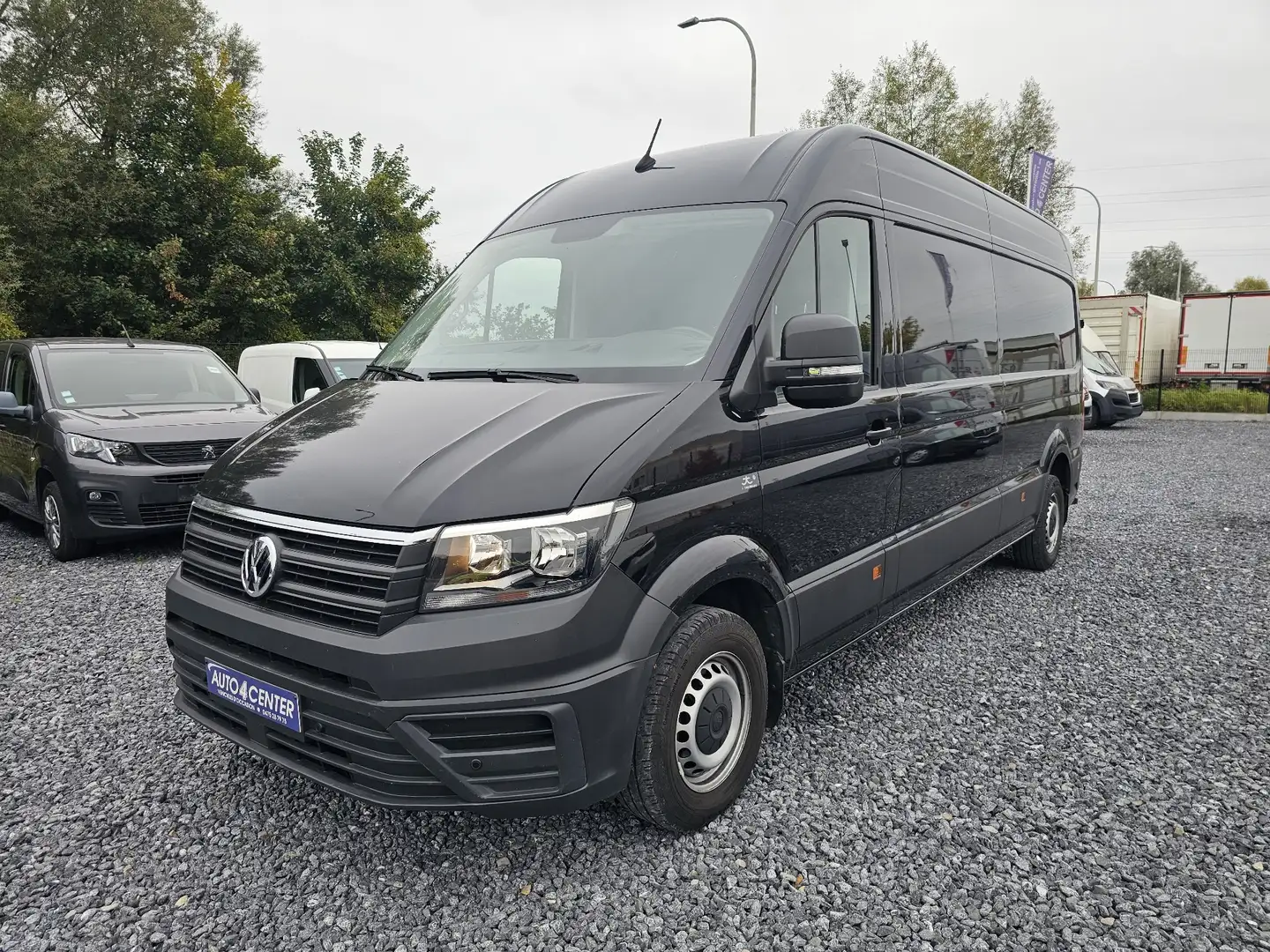 Volkswagen Crafter 2.0 CR TDi L4H3 TVAC // GARANTIE 1AN // Zwart - 1