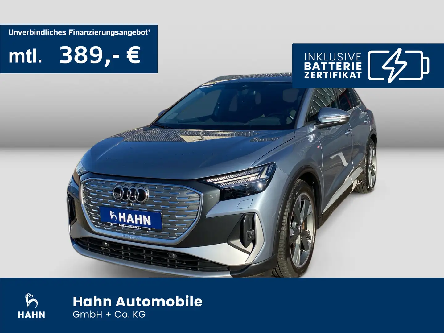 Audi Q4 e-tron Q4 40 e-tron ACC Navi AHK LED Climatr CAM Grau - 1