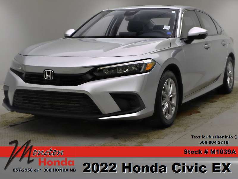 Silver 2022 Honda Civic Sedan Front-Wheel Drive Automatic