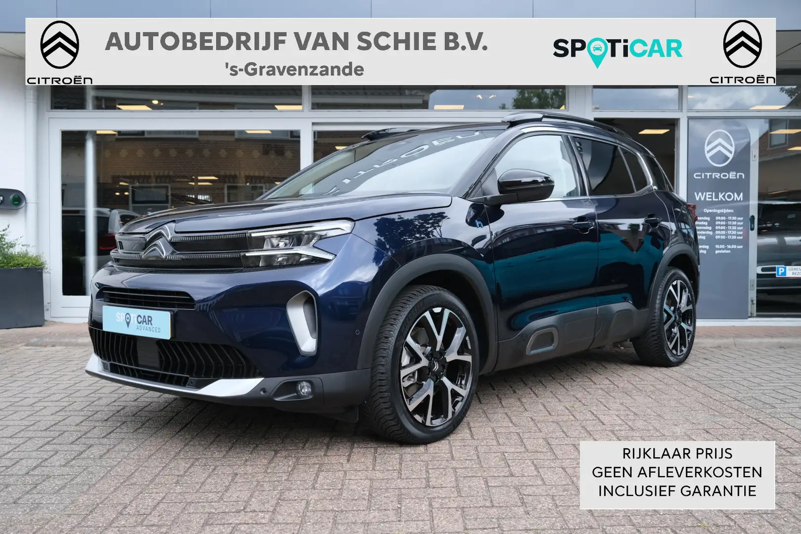 Citroen C5 Aircross Hybrid 225Shine Leer/All Wheather Banden/Elektr. A Blau - 1