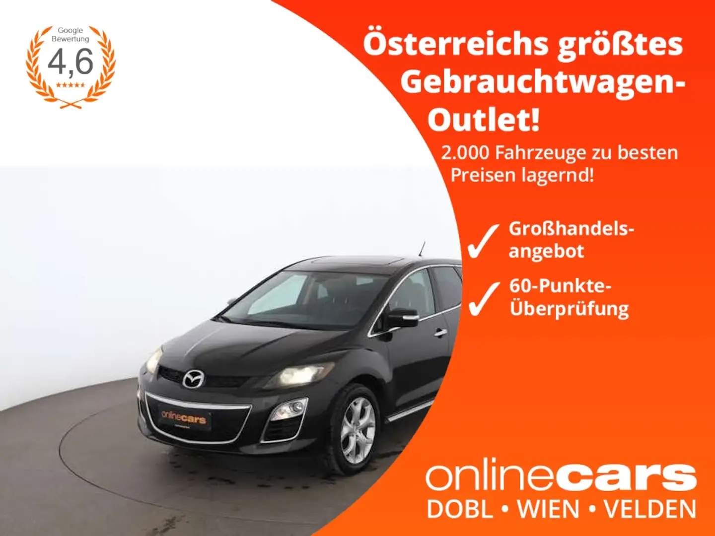 Mazda CX-7 2.2 CD Revolution Top SKY AHK BOSE LEDER PDC Noir - 1