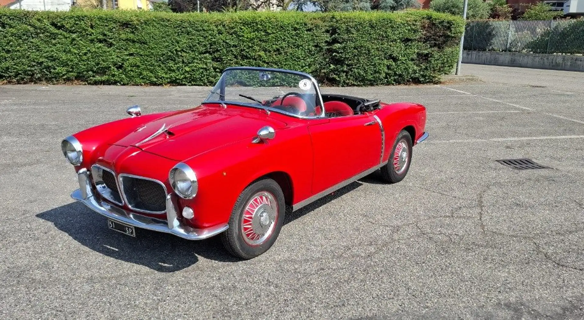 Fiat 1200 GRANLUCE TRASFORMABILE *TARGHE NERE LA SPEZIA Червоний - 1