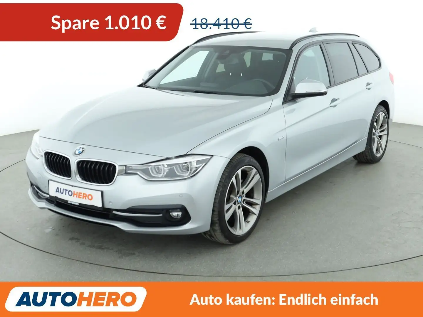 BMW 318 318d xDrive Sport Line *NAVI*LED*TEMPO*PDC*SHZ* Grau - 1