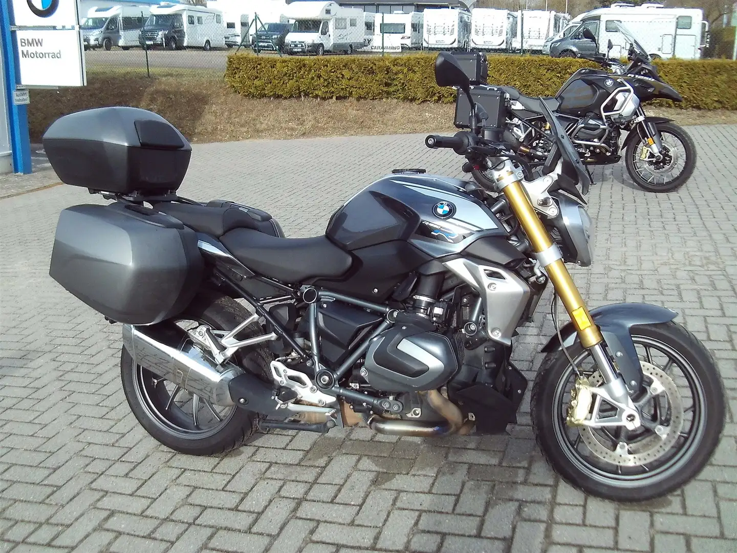 BMW R 1250 R Vollausstattung+Navi+Koffer Gris - 1