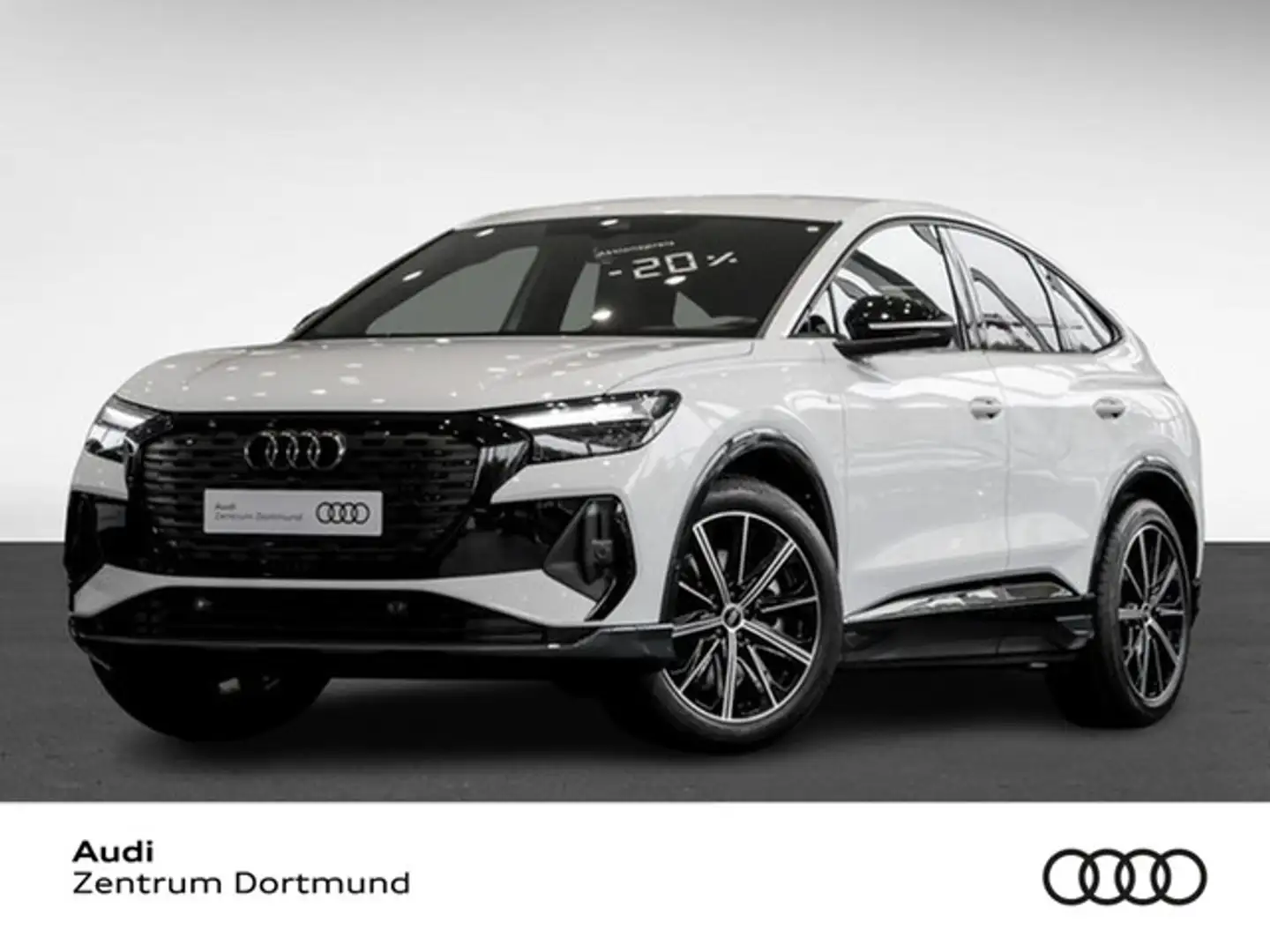 Audi Q4 e-tron Sportback 40 S LINE 360°CAM ACC LM20 Bílá - 1