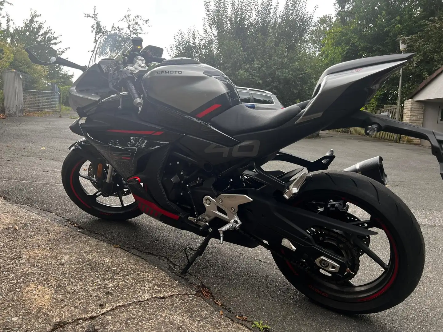 CFMOTO 450 SR 48 PS - A2 - Gepflegt - Sportauspuff - Garantie Nero - 1