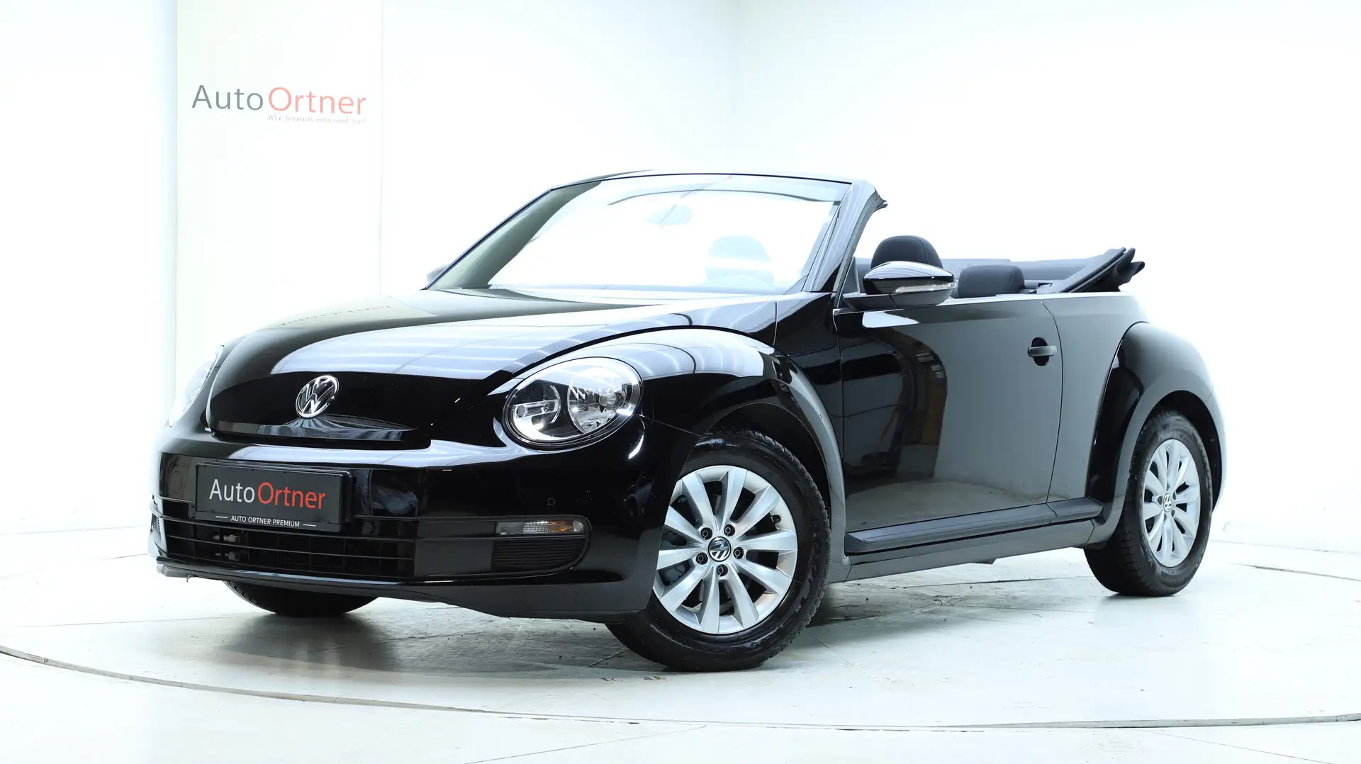 Volkswagen Beetle Cabrio Design Aut. 3 Jahre Garantie Schwarz - 1