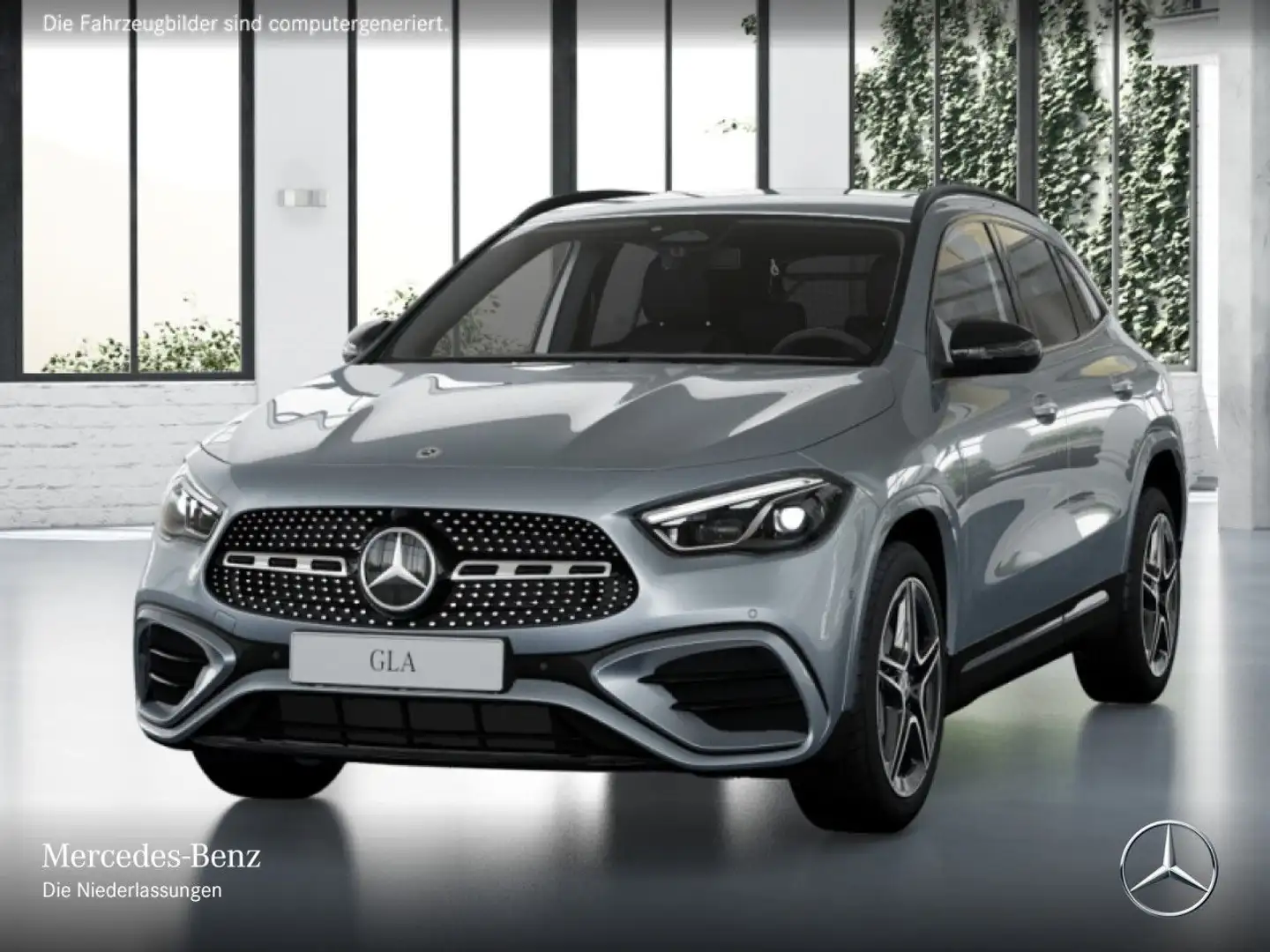 Mercedes-Benz GLA 200 AMG+NIGHT+AHK+MULTIBEAM+KAMERA+19"+TOTW+7G Silber - 2