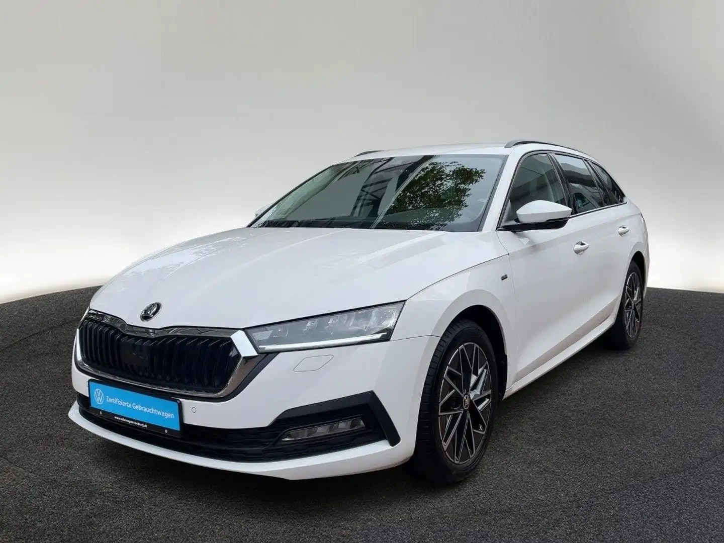 Skoda Octavia Combi 2.0 TDI Ambition DSG Navi LED Weiß - 2