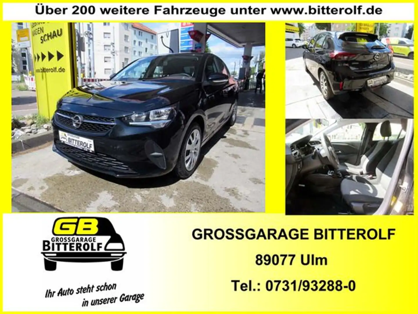 Opel Corsa F 1.5D Edition 5tg Klima/SHZ/Temp/DAB Schwarz - 1