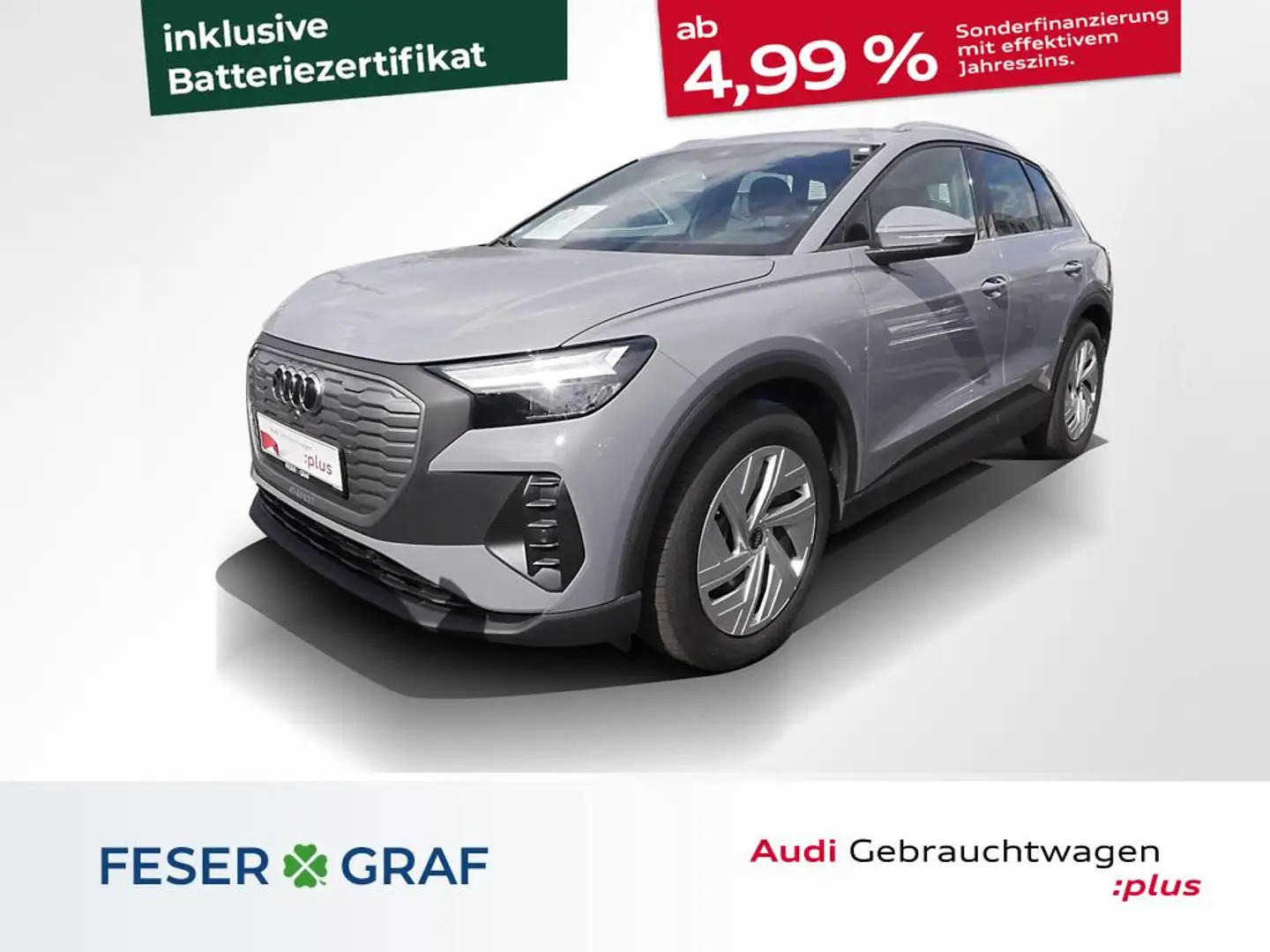 Audi Q4 e-tron 35 e-tron Navi SHZ ACC PDC hi. Sthz Grau - 1