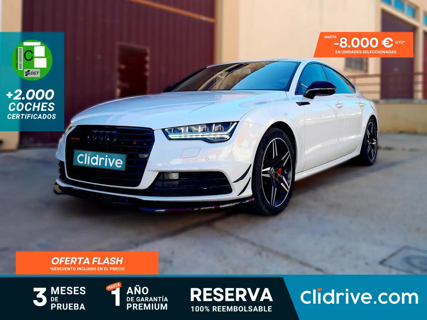 Audi A7 Sportback 3.0TDI quattro S-Tronic 200kW Blanco - 1