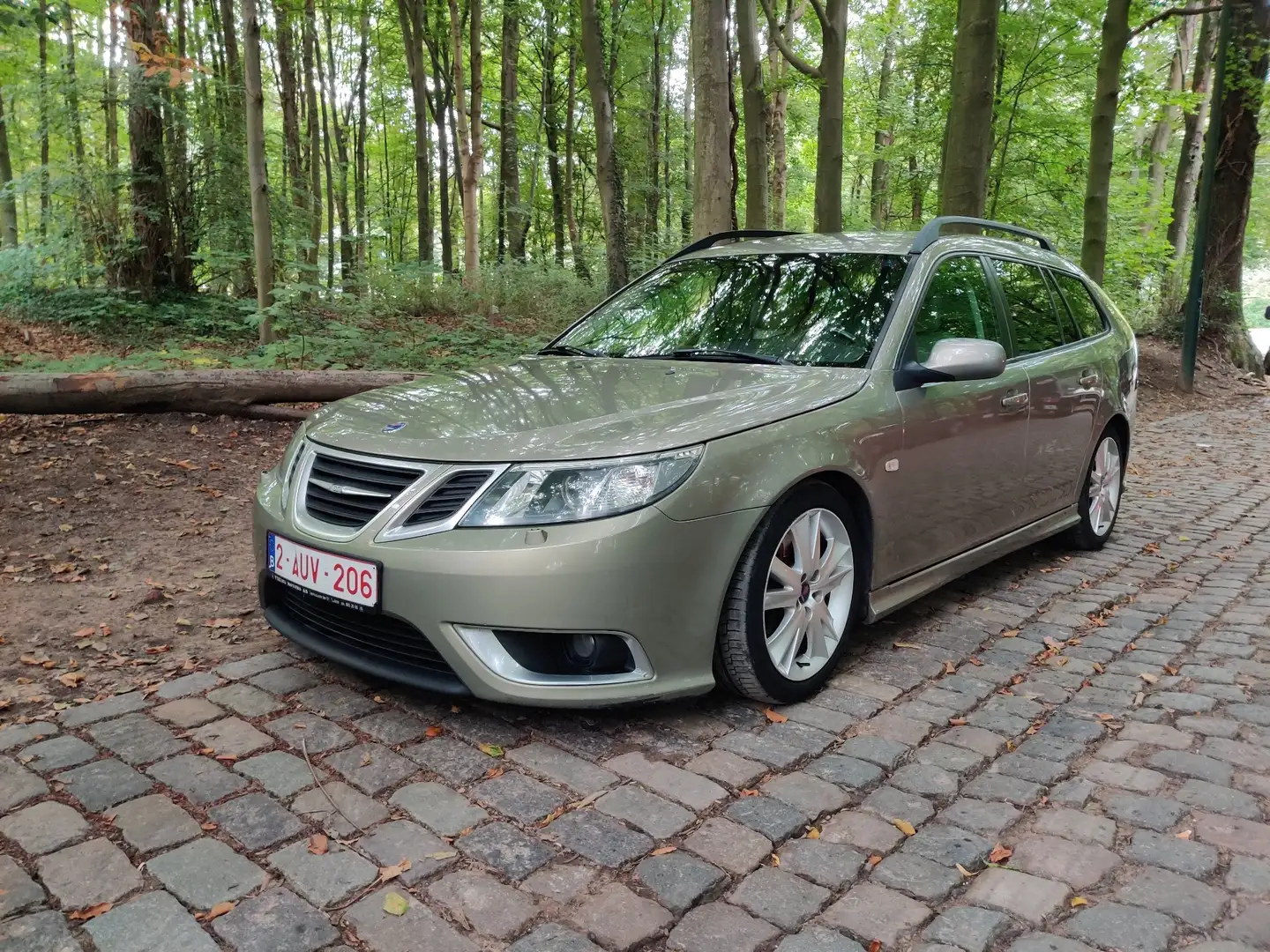 Saab 9-3 Saab 9-3 aero 2.8 Turbo V6 Sport-Kombi Zielony - 1