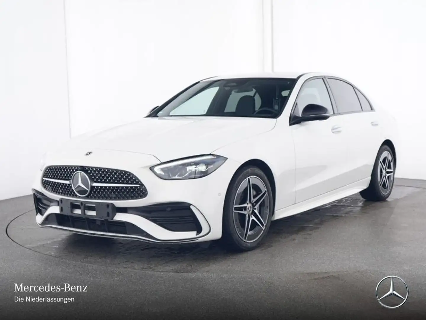 Mercedes-Benz C 180 AMG+NIGHT+LED+KAMERA+TOTW+KEYLESS+9G Weiß - 2