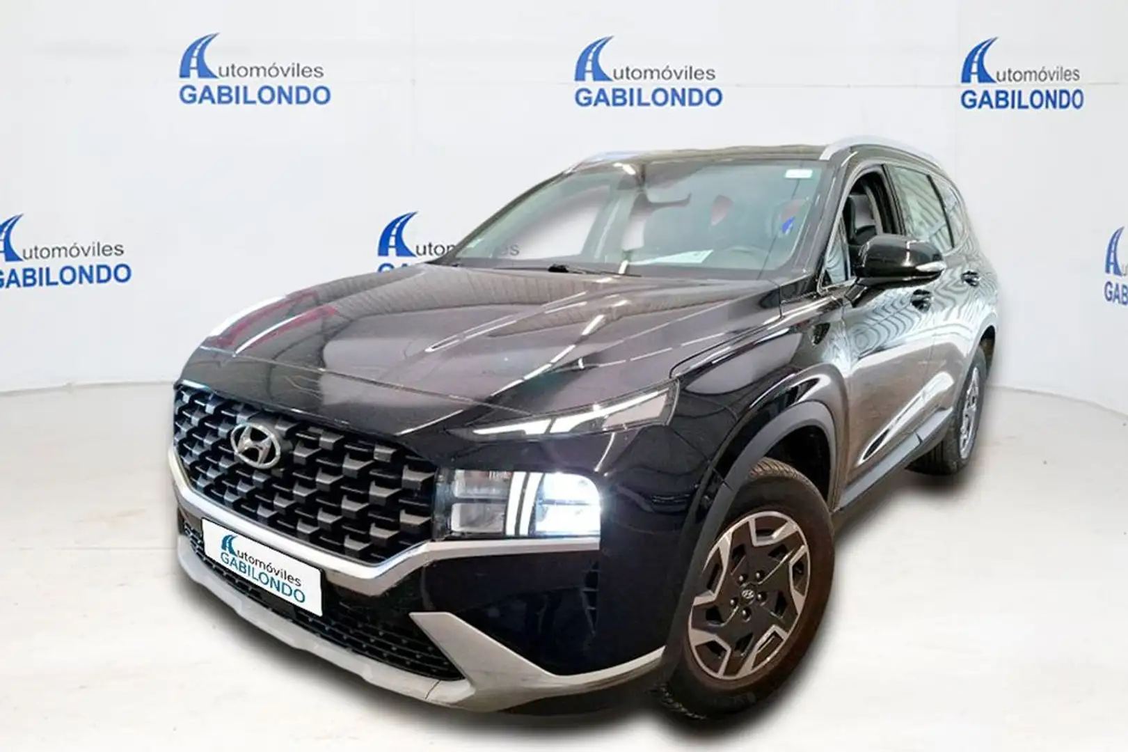 Hyundai SANTA FE 1.6 TGDi HEV Klass Auto 4x2 Zwart - 1