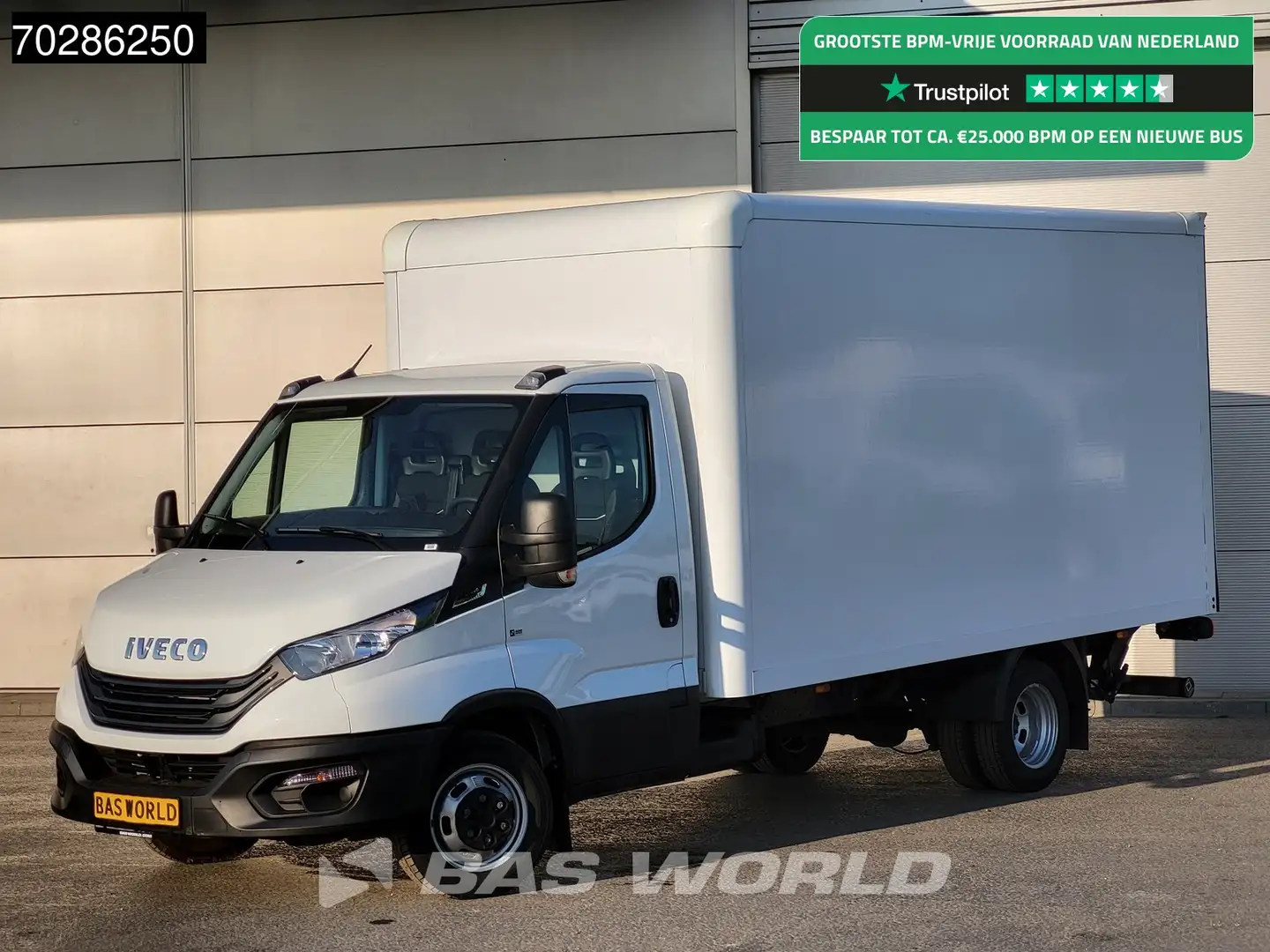 Iveco Daily 35C16 Automaat Laadklep Bakwagen Dubbellucht Airco Wit - 1