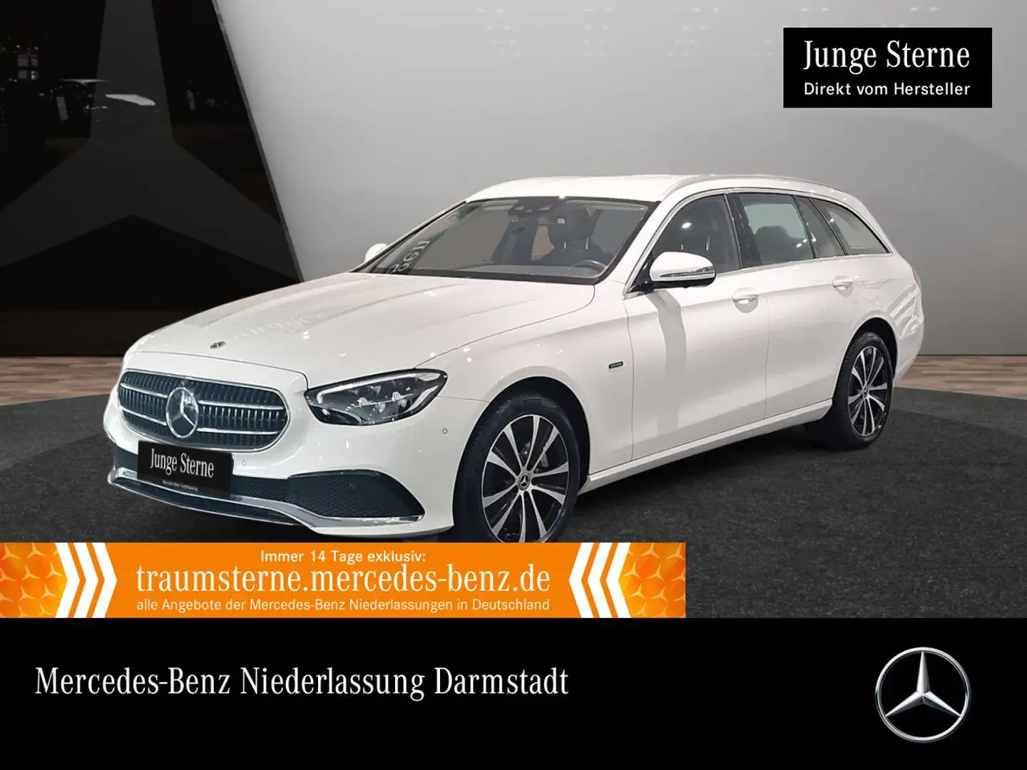 Mercedes-Benz E 300 de T 4M AVANTG+360+LED+FAHRASS+9G Blanco - 1