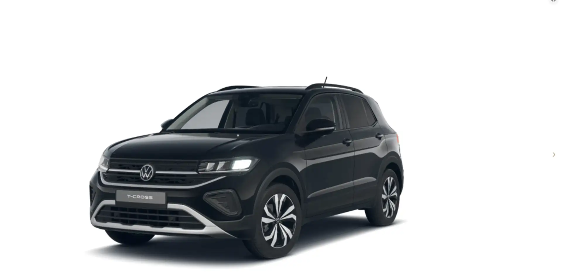 Volkswagen T-Cross 1.0 TSI Más 70kW Negro - 1