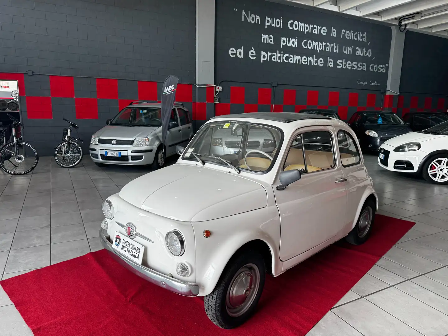 Fiat Cinquecento F 0.5 18 CV Blanc - 1