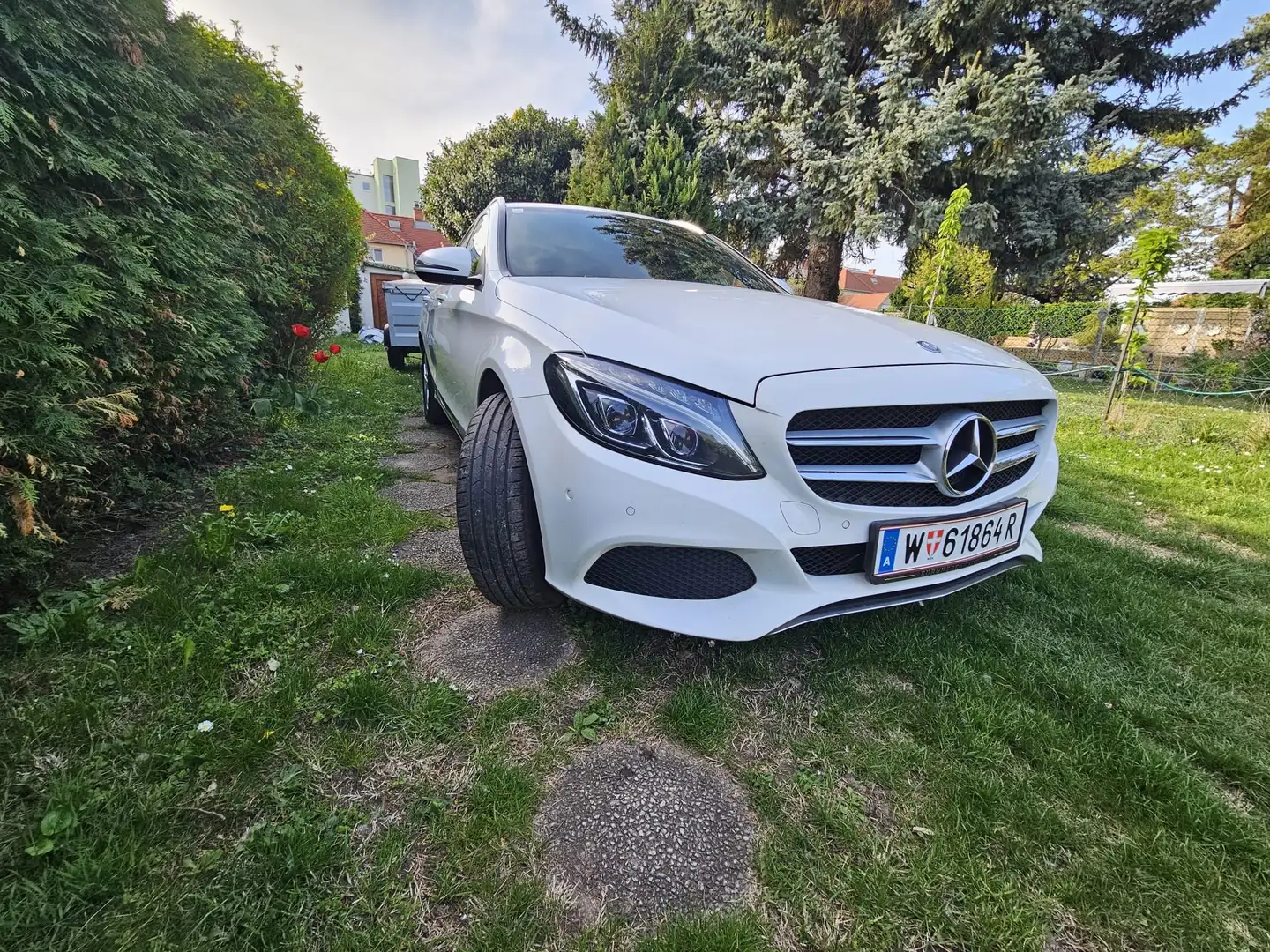 Mercedes-Benz C 180 d T Aut. Weiß - 2