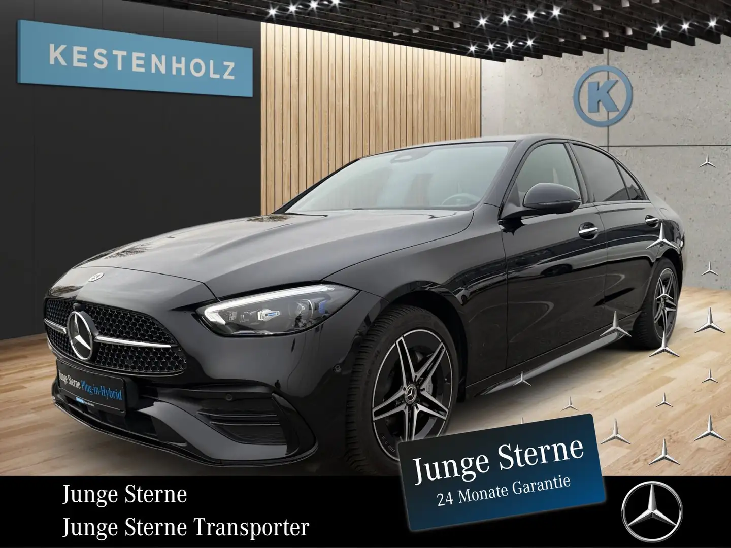 Mercedes-Benz C 300 C 300 de *AMG*AHK*PANO*360°KAM*MEMO*STHZ* Schwarz - 1