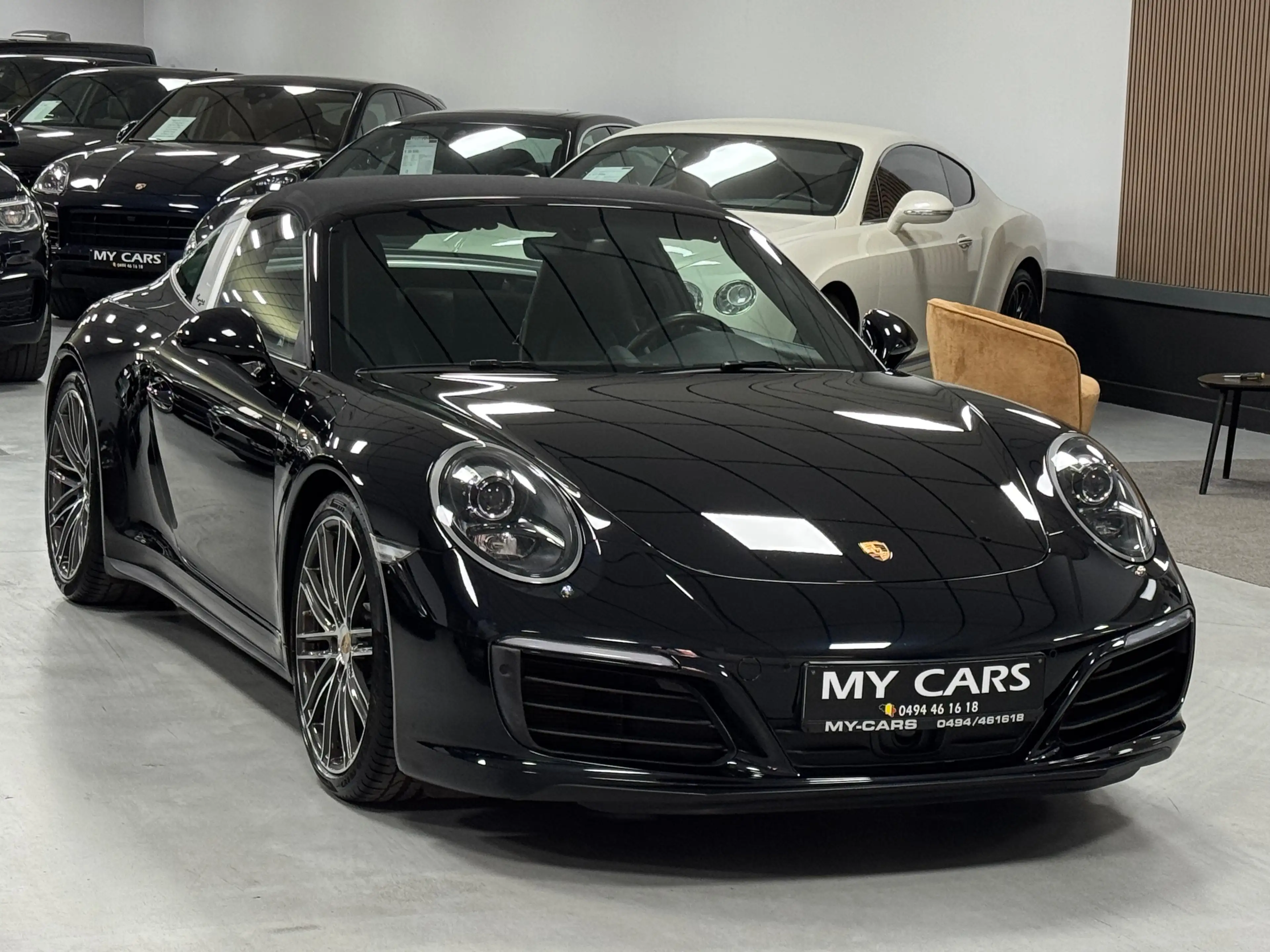 Porsche Targa 911.2 Carrera 4S 3.0 Turbo PDK Full Option Black — photo 3