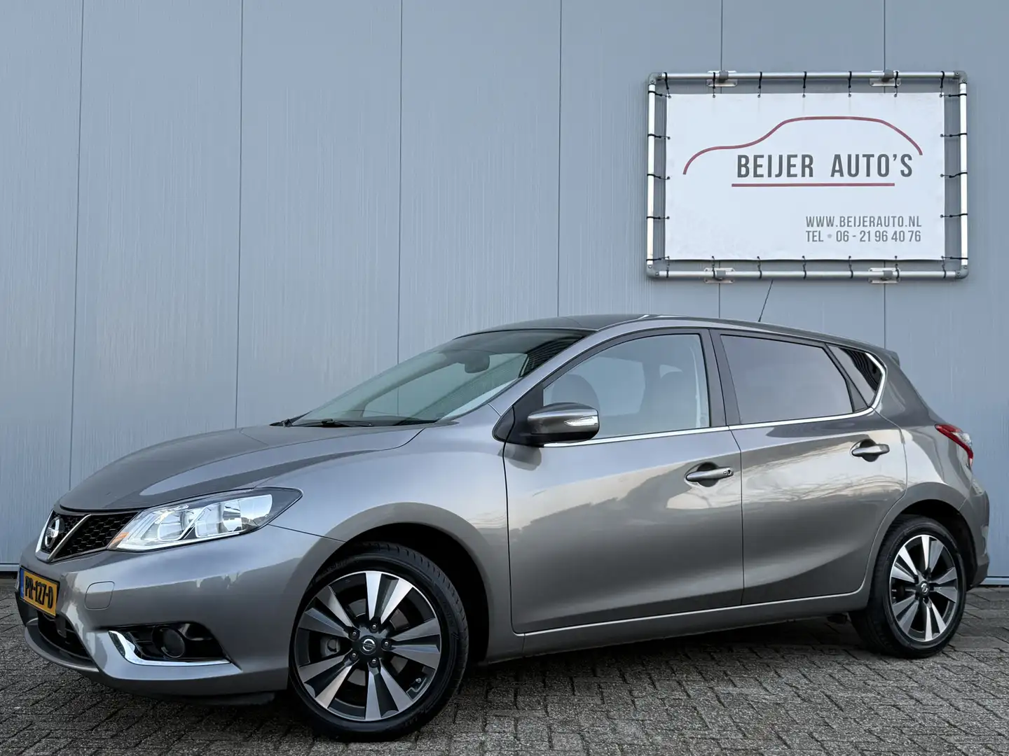 Nissan Pulsar 1.2 DIG-T N-Connecta Navigatie/Trekhaak. Grijs - 1