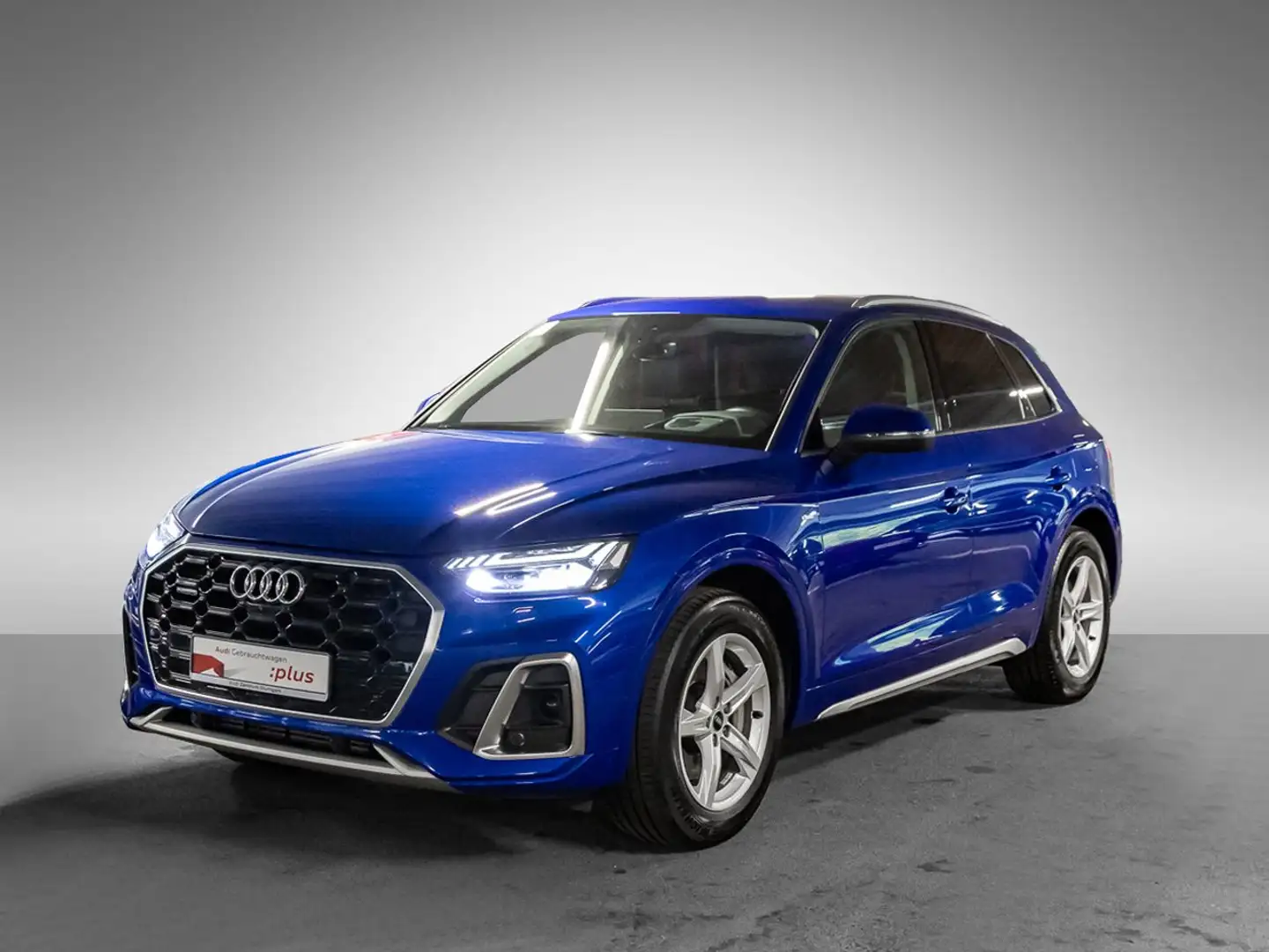 Audi Q5 55 TFSI e qu S line AHK Matrix HUD Massage B&O Blau - 2