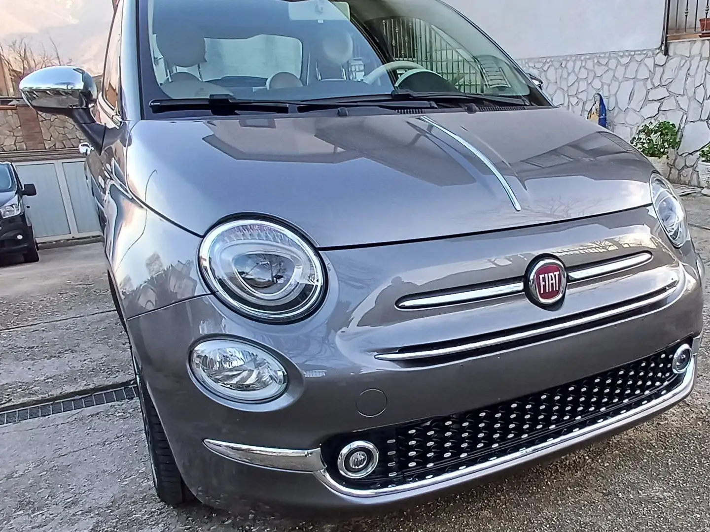 Fiat 500 1.2 lounge Modello  MIRROR Grijs - 2