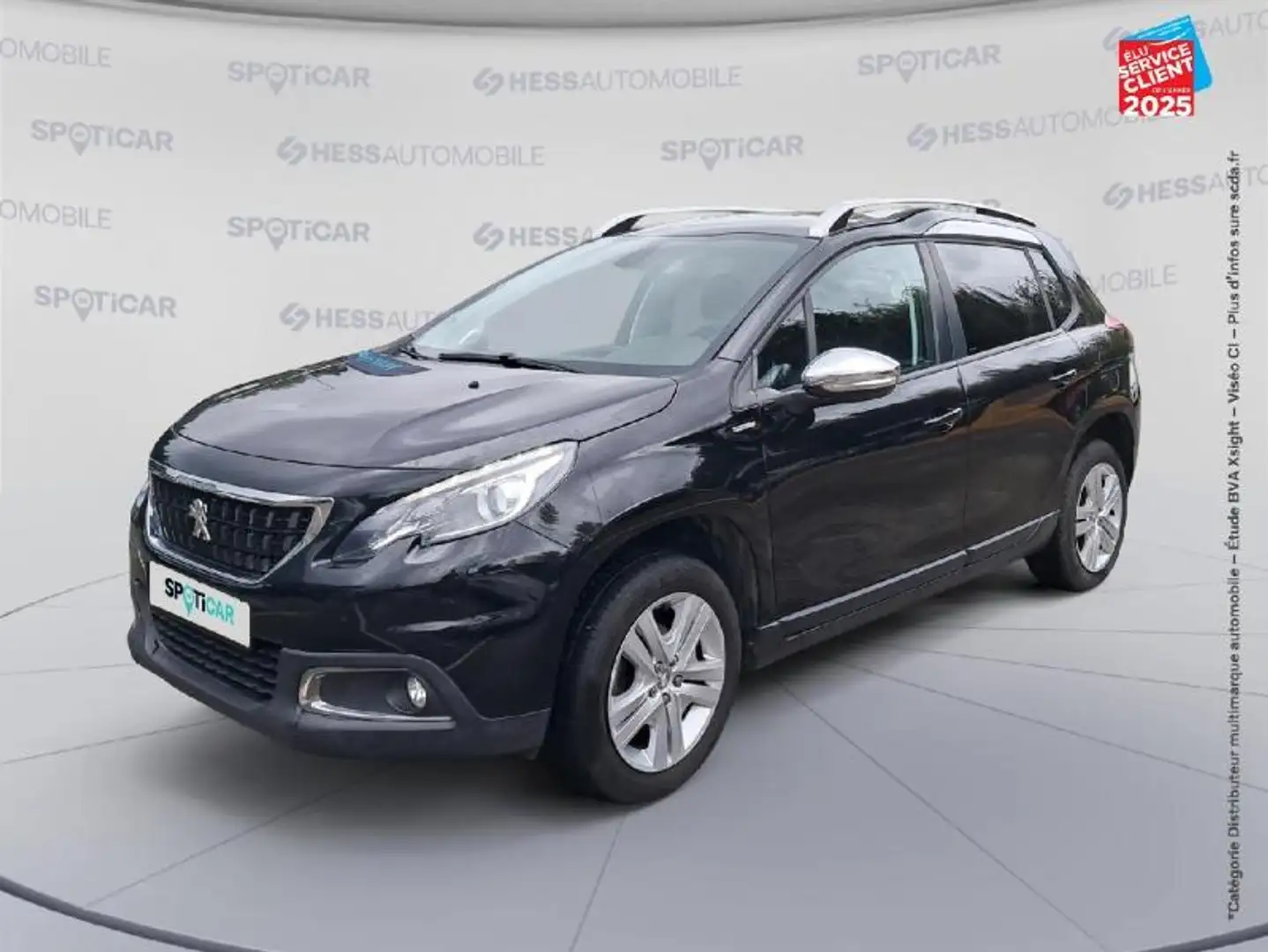 Peugeot 2008 1.2 PureTech 82ch Style GPS Radar AR Carplay Noir - 1