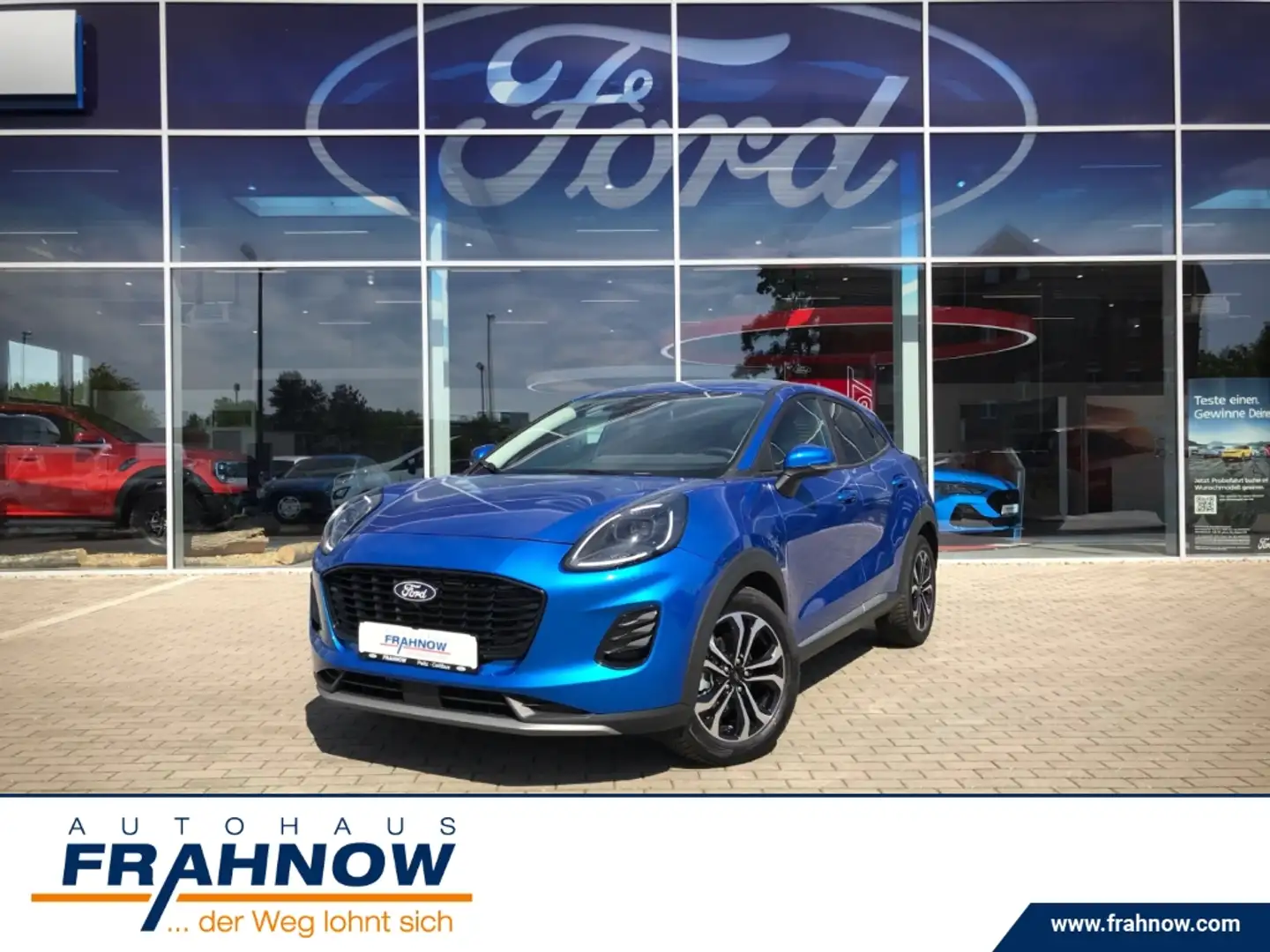 Ford Puma 1.0 EcoBoost MHEV Titanium LED NAVI PDC GRA SHZ Blau - 1