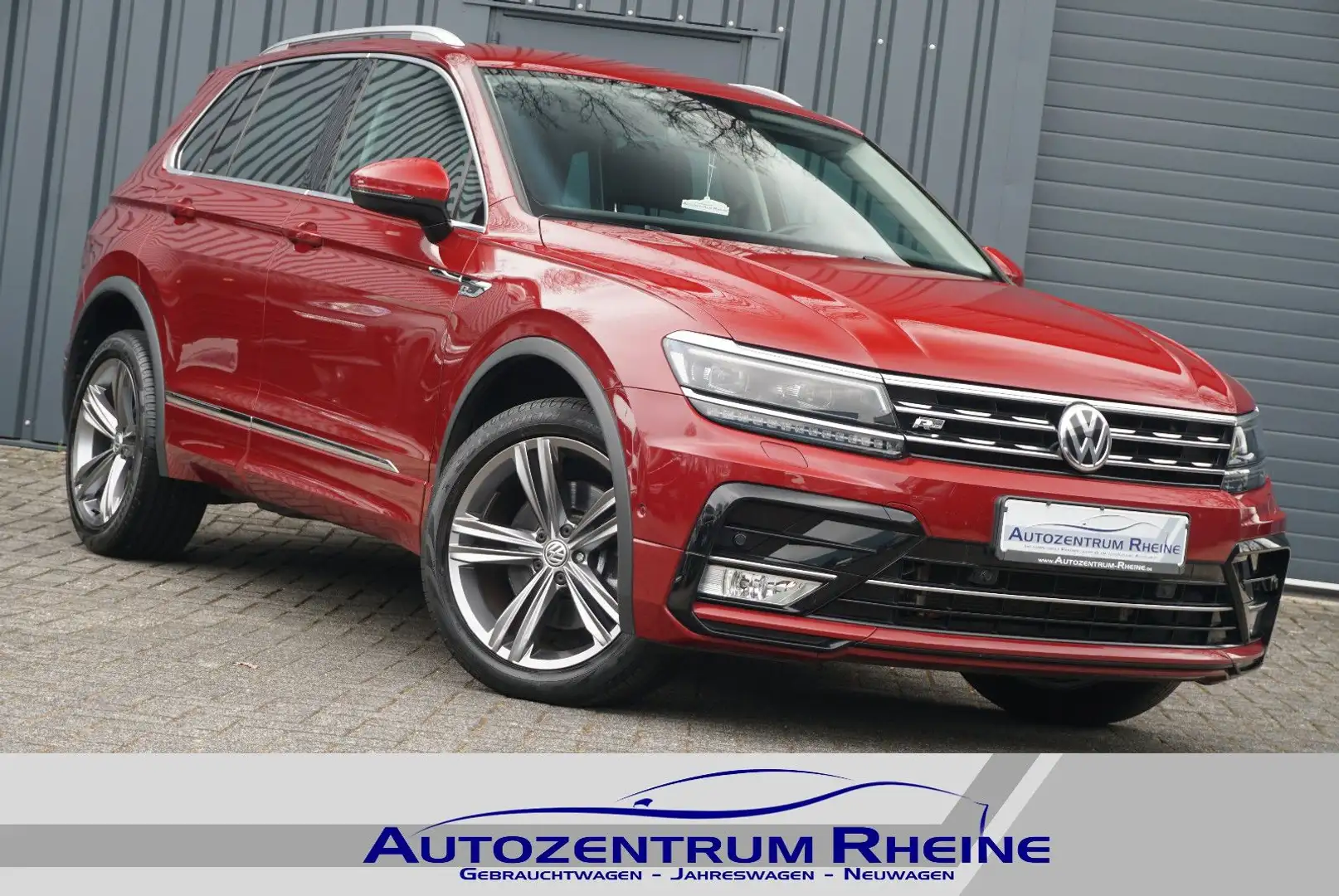 Volkswagen Tiguan R-Line 4Motion Nav SHZ ACC RFK Leder 1.Hd Rood - 1